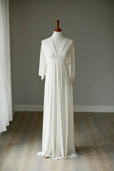 Rachel Pally Kaftan dress in white fabric