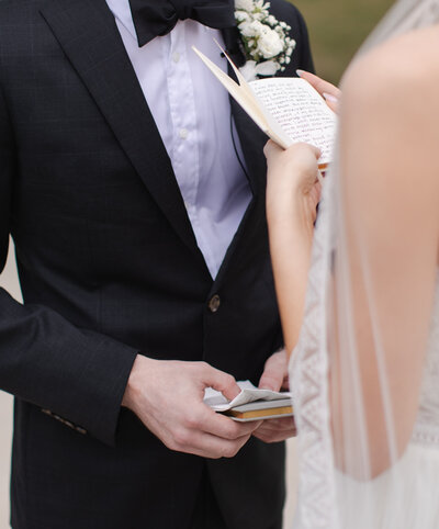 Wedding vow writer creates heartfelt vows for brides and grooms.