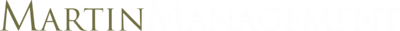 Text logo "Martin Management"