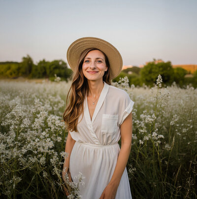 Rochelle in Flower Field