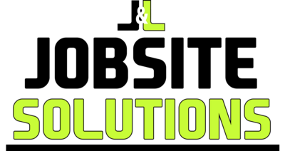 Text based logo with words "J&L Jobsite Solutions"