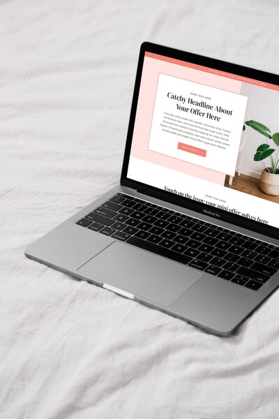 SHowit sales page template mockup