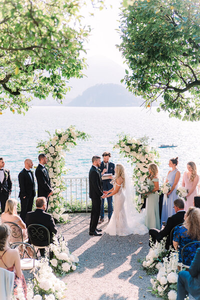 Wedding Ceremony at Villa Cipressi, Lake Como