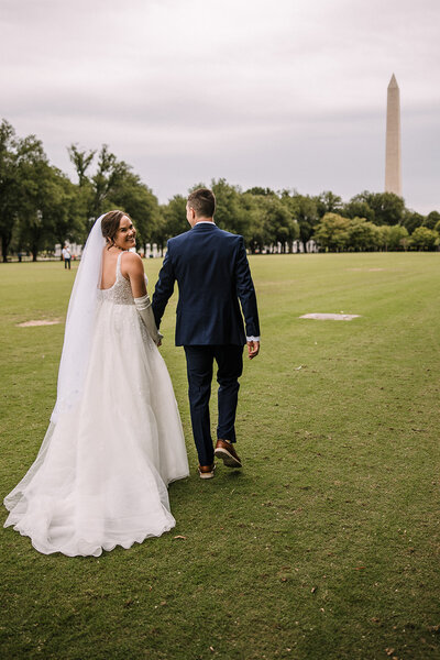 National Mall wedding photography