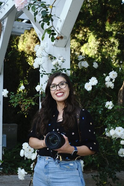 a self portrait of a los angeles wedding photographer