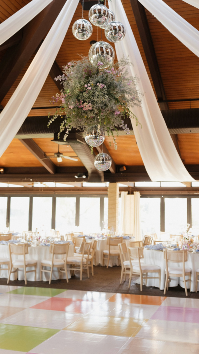 disco ball wedding flowers in Scottsdale, AZ florist