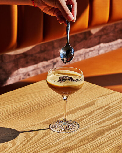 Rejuvenating espresso cocktail served at this welcoming Tempe bar