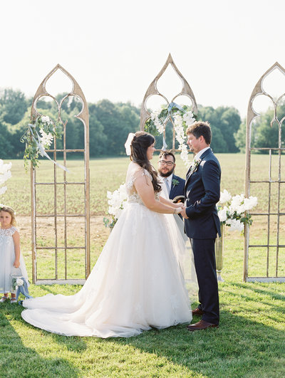 Spring Outdoor Ceremony and Reception by Sharin Shank Photography