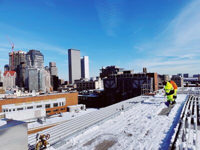 Gallery of snow removal work sample Tufts Medical Center