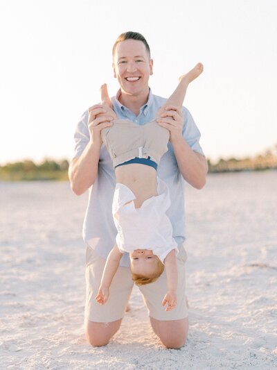 Wade family beach family session St. Pete, Florida