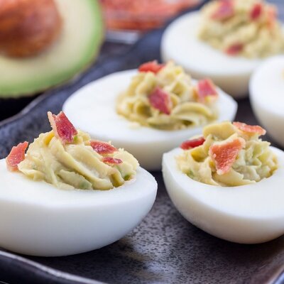 Best Avocado Deviled Eggs Recipe Easy & Delicious (2)