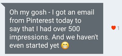 How Stine got a client 500 impressions on pinterest