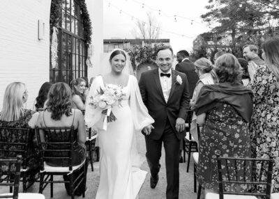 Courtyard ceremony at The Farrell Birmingham