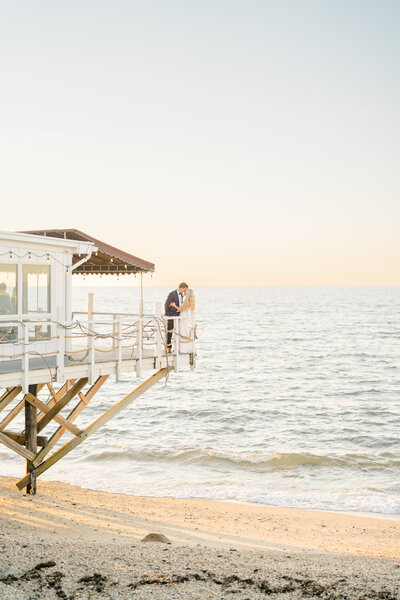 Beach-wedding-just-married-bright-candid-photograph