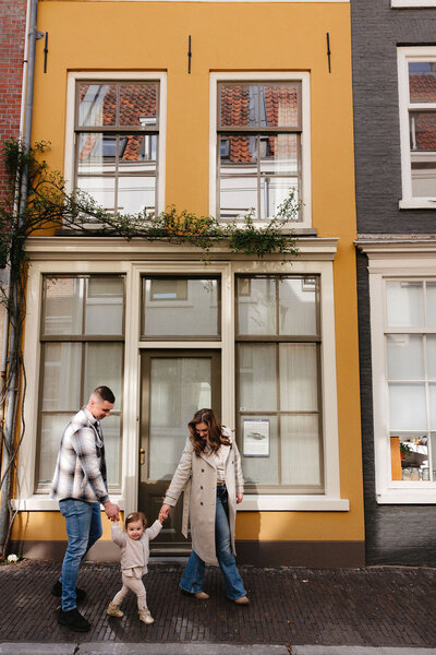 Cityshoot Utrecht met gezin door Linda Photography