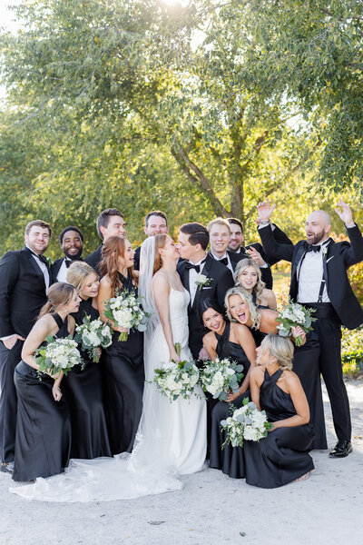 Bridal Party Photos at Forest Park in St. Louis Missouri