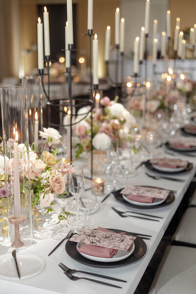 Pink wedding invitations in Baltimore, Maryland