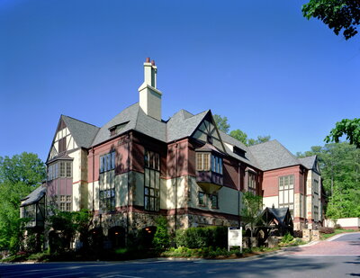 Street view of the Miller-Ward alumni house at Emory University
