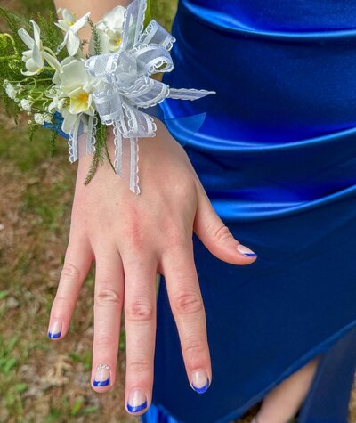 The Nail Sociey Gel Nails Prom style 