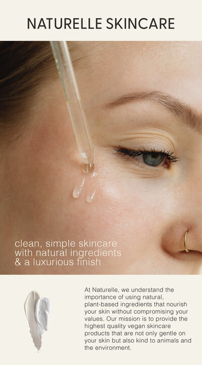 Naturelle Skincare Mobile Homepage