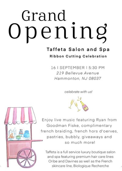 Taffeta Spa is now open for reservations!
