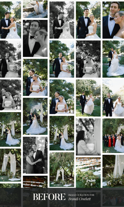 wedding gallery curation service for film wedding photographer0