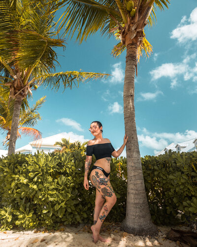 Retreat Lifestyle photography featuring a full body beach pose