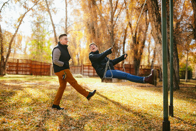 Golden Hour Couples Photo Upstate New York