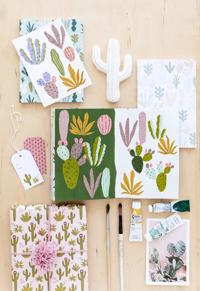 Cactus designs by Pace Creative Design Studio