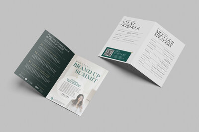 brochure or menu design