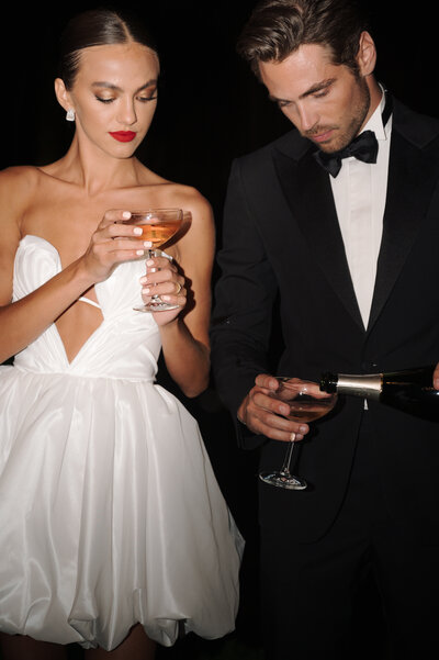 Luxury wedding reception details photographed with refined, cinematic composition.