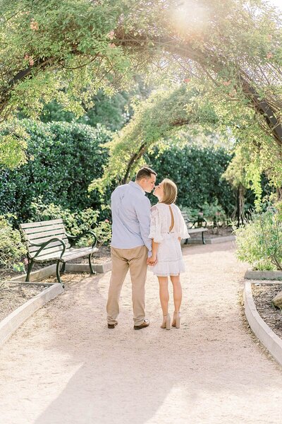 McGovern Gardens Engagement Session in the Rose Garden photographed by Alicia Yarrish Photography