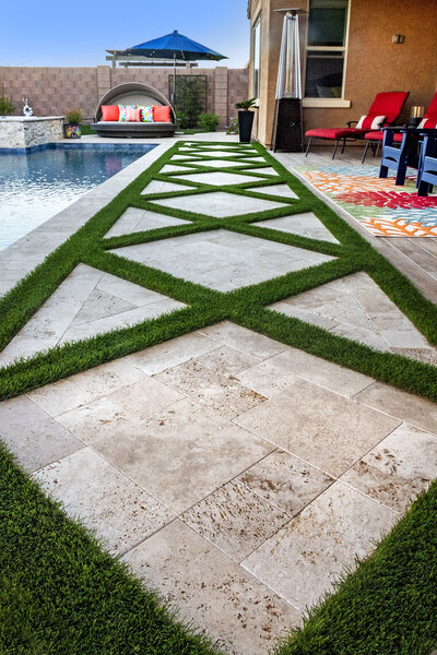 unique turf pavers design arizona