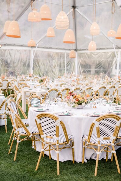 Stunning wedding reception space
