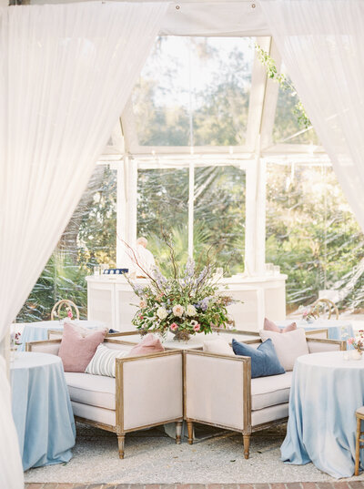 RiverOaks Charleston Bride with Colorful Spring Bouquet