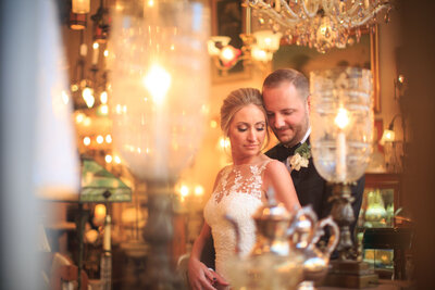 brooke-steven-bride-and-groom-look-like-they-are-in-a-dream-with-lauren-ashley-studios-photography