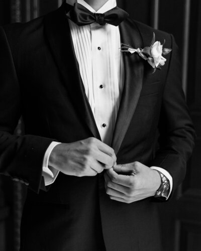 editorial groomsmen portrait