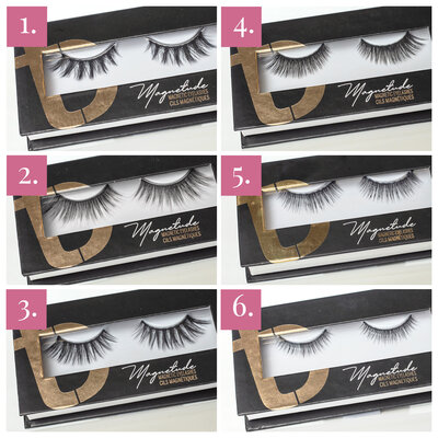 Powerful holding magnetic lashes in various styles.