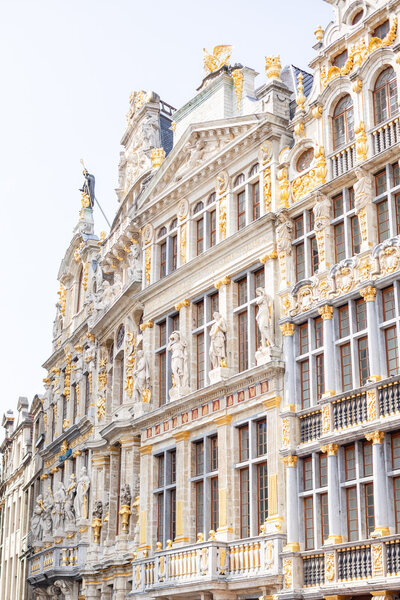 Historic buildings at Grand Place in Brussels, Belgium