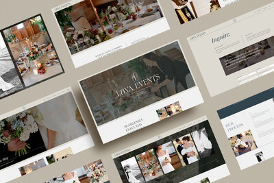 Mockup for one of the best website and brand designer for photographers, Palme Design Co