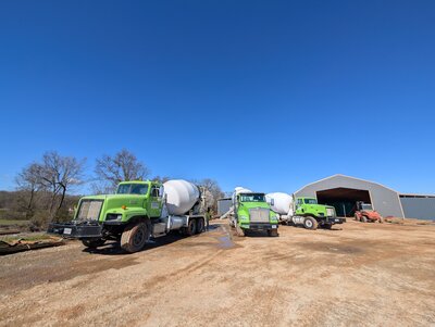 5 Poultry houses in a row