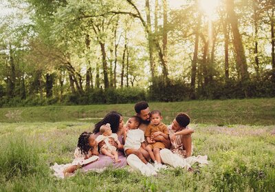 family photos at holcomb gardens butler university