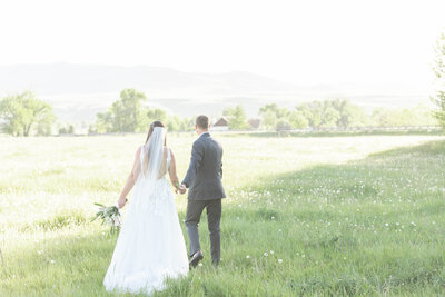 wedding photography in bozeman montana taken at the Hart ranch wedding venue