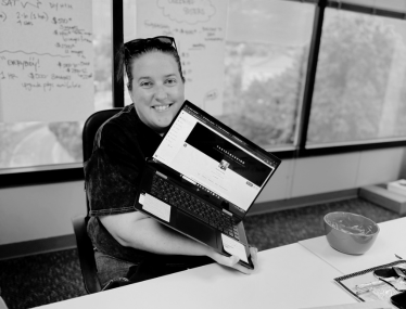 female entrepreneurs working together in community business intensive
