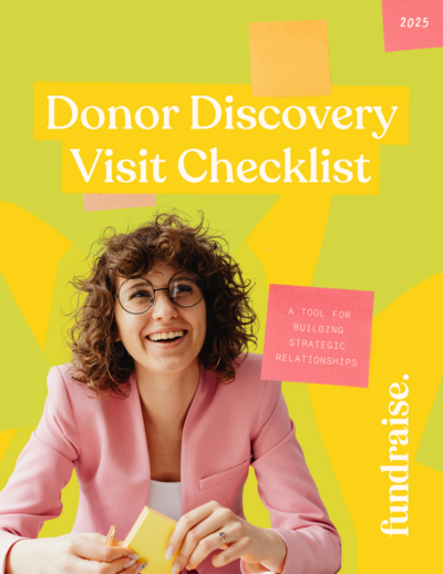 Donor Discovery Visit Checklist