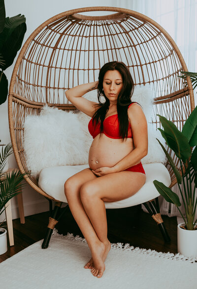 Oklahoma maternity boudoir photographer