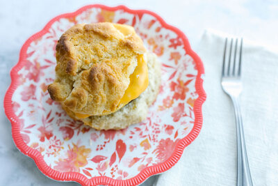 biscuit on a plate