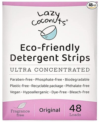 Lazy Coconuts Eco Friendly Laundry Detergent Strips