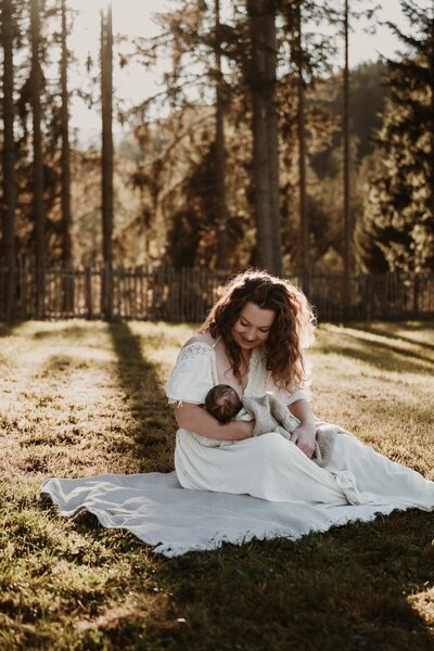 Newbornshoot in bos