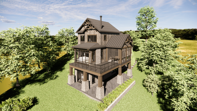 In progress photo for Sand Lake Farmhouse